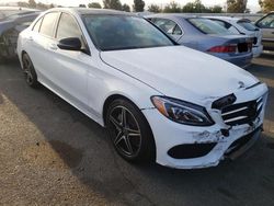 Salvage cars for sale at Martinez, CA auction: 2018 Mercedes-Benz C300