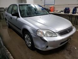 Honda salvage cars for sale: 1999 Honda Civic LX