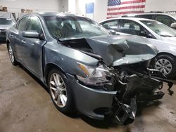 Salvage cars for sale at Elgin, IL auction: 2011 Nissan Maxima S