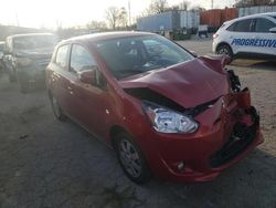 Mitsubishi salvage cars for sale: 2015 Mitsubishi Mirage ES