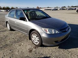 Honda salvage cars for sale: 2005 Honda Civic LX