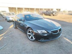 BMW 6 Series salvage cars for sale: 2010 BMW 650 I