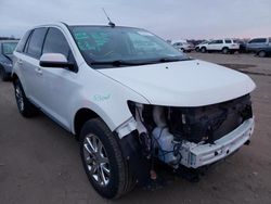 Salvage cars for sale at Dyer, IN auction: 2013 Ford Edge SEL