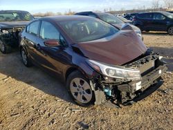 Salvage cars for sale at Cahokia Heights, IL auction: 2018 KIA Forte LX