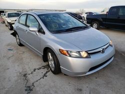 Honda salvage cars for sale: 2008 Honda Civic EX