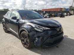 Toyota C-HR XLE salvage cars for sale: 2021 Toyota C-HR XLE