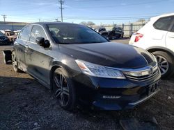 Salvage cars for sale at Dyer, IN auction: 2016 Honda Accord Touring