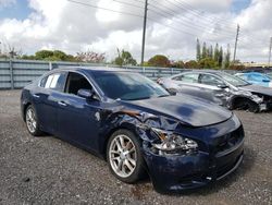 Salvage cars for sale from Copart Miami, FL: 2010 Nissan Maxima S