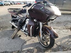 Salvage motorcycles for sale at Woodhaven, MI auction: 2021 Harley-Davidson Fltrk