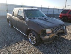 Salvage cars for sale at Earlington, KY auction: 2002 Ford F150 Supercrew Harley Davidson