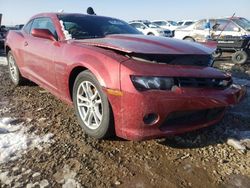 Chevrolet Camaro LT salvage cars for sale: 2015 Chevrolet Camaro LT