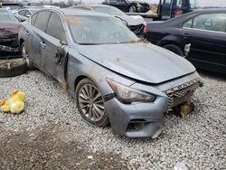 Salvage cars for sale at Memphis, TN auction: 2018 Infiniti Q50 Luxe