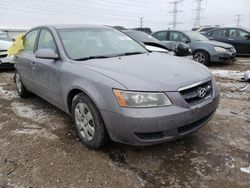 Salvage cars for sale at Dyer, IN auction: 2008 Hyundai Sonata GLS