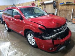 Salvage cars for sale at Kincheloe, MI auction: 2017 Dodge Journey SXT