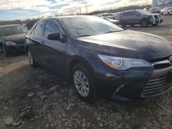 Salvage cars for sale at Memphis, TN auction: 2017 Toyota Camry LE