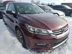 Honda Accord Sport salvage cars for sale: 2014 Honda Accord Sport