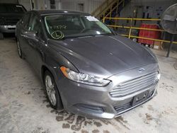 Salvage cars for sale at Kansas City, KS auction: 2014 Ford Fusion SE