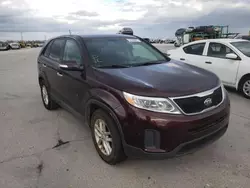 Salvage cars for sale from Copart New Orleans, LA: 2015 KIA Sorento LX