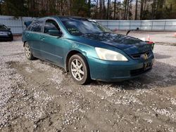 Salvage cars for sale from Copart Knightdale, NC: 2003 Honda Accord EX