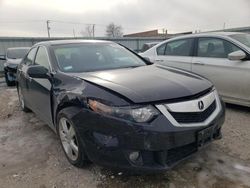 Salvage cars for sale at Dyer, IN auction: 2010 Acura TSX