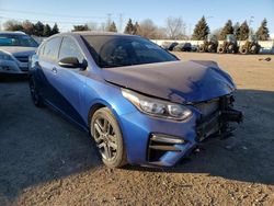 KIA salvage cars for sale: 2020 KIA Forte GT Line