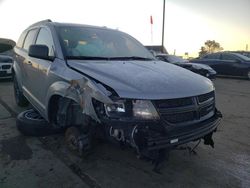 Salvage cars for sale from Copart Woodhaven, MI: 2018 Dodge Journey SE