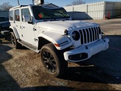 Vehiculos salvage en venta de Copart Wichita, KS: 2021 Jeep Wrangler Unlimited Sahara