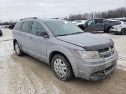 Salvage cars for sale at Milwaukee, WI auction: 2018 Dodge Journey SE