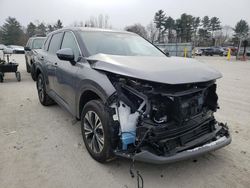 Salvage cars for sale at Mendon, MA auction: 2021 Nissan Rogue SV