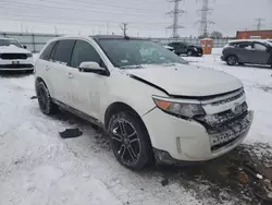 Salvage cars for sale at Elgin, IL auction: 2013 Ford Edge SEL