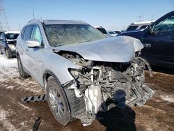 Salvage cars for sale from Copart Elgin, IL: 2015 Nissan Rogue S