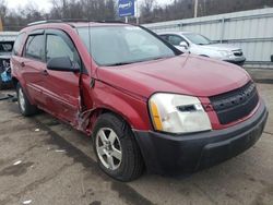 Salvage cars for sale from Copart West Mifflin, PA: 2005 Chevrolet Equinox LS
