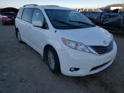 Salvage cars for sale at Amarillo, TX auction: 2014 Toyota Sienna XLE