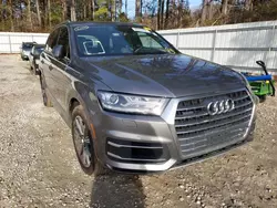 Audi Q7 Premium salvage cars for sale: 2017 Audi Q7 Premium