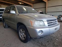 Salvage cars for sale at Houston, TX auction: 2003 Toyota Highlander