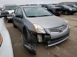 Salvage cars for sale from Copart Wilmer, TX: 2012 Nissan Sentra 2.0