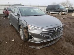 Salvage cars for sale from Copart Dyer, IN: 2019 Hyundai Elantra SE