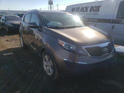 Salvage cars for sale at Chicago Heights, IL auction: 2012 KIA Sportage Base