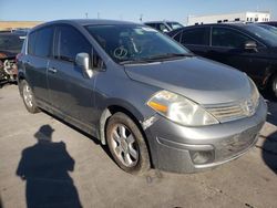 Salvage cars for sale from Copart Grand Prairie, TX: 2008 Nissan Versa S