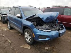 Salvage cars for sale from Copart Portland, MI: 2017 Volkswagen Tiguan S