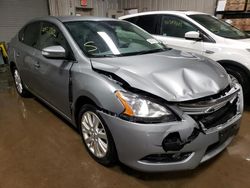 Salvage cars for sale at Elgin, IL auction: 2013 Nissan Sentra S