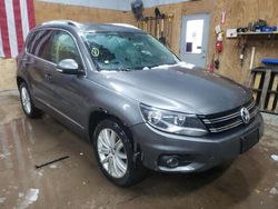 Salvage cars for sale at Kincheloe, MI auction: 2014 Volkswagen Tiguan S