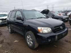 Salvage cars for sale at Dyer, IN auction: 2006 Toyota Highlander
