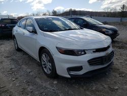 Salvage cars for sale from Copart West Warren, MA: 2016 Chevrolet Malibu LT