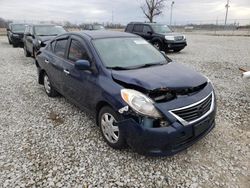 Salvage cars for sale at Cicero, IN auction: 2013 Nissan Versa S