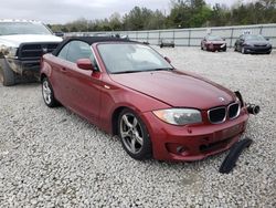 Salvage cars for sale at Memphis, TN auction: 2013 BMW 128 I