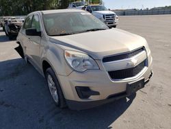 Salvage cars for sale at Dunn, NC auction: 2012 Chevrolet Equinox LS