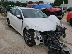 Honda salvage cars for sale: 2019 Honda Civic LX