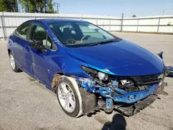 Chevrolet salvage cars for sale: 2017 Chevrolet Cruze LT