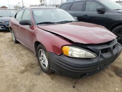 Pontiac Grand AM salvage cars for sale: 2003 Pontiac Grand AM SE